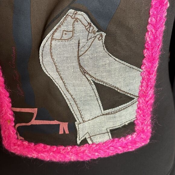 Versace Jeans Couture long sleeve top, size large, excellent condition - Picture 4 of 12